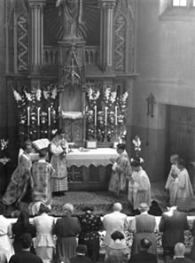 Fr. Anastasius' ordination (1955).