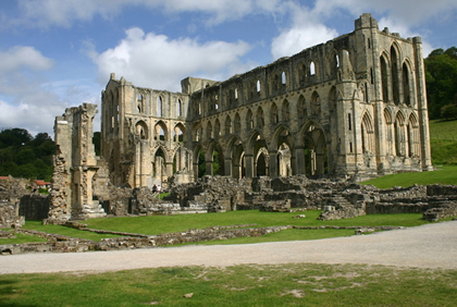 The ruins of the Abbey of Rievaulx, England, by Rob Bendall.