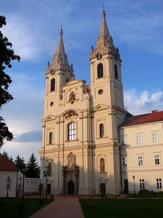 Façade of the Abbey Church, Zirc.