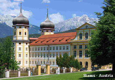 Stams Abbey in Austria.
